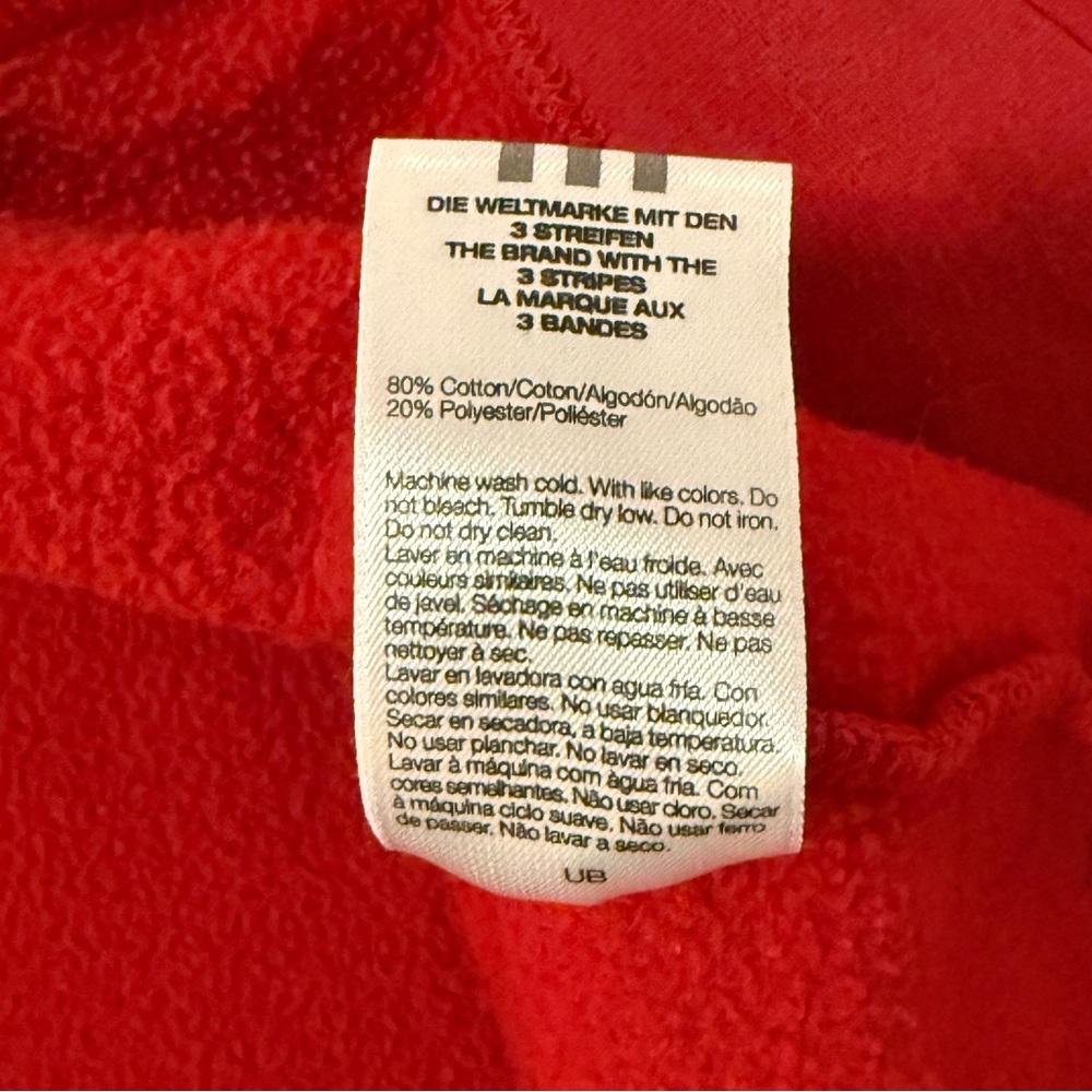 Vintage Boston Red Sox Adidas Red White Hoodie Sweatshirt Size 2XL - Picture 6 of 9